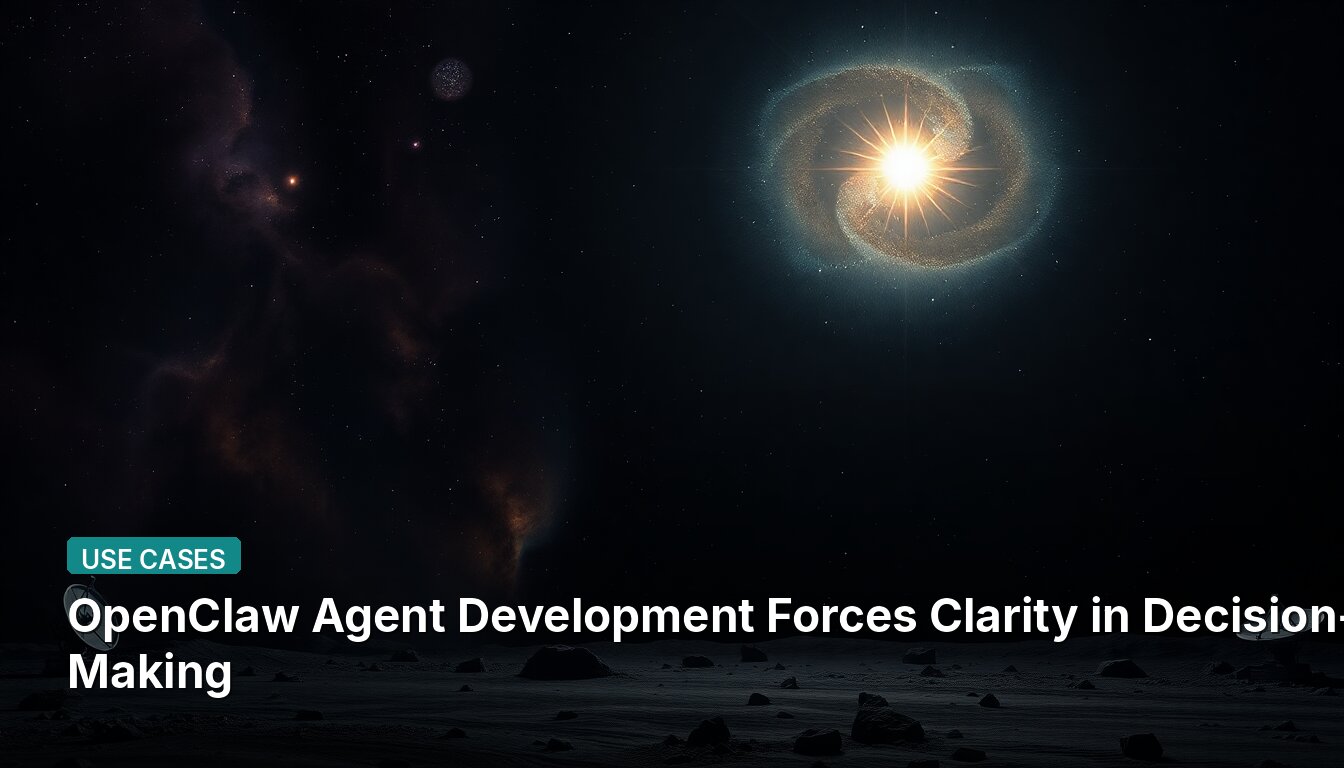 OpenClaw Agent Development Forces Clarity in Decision-Making