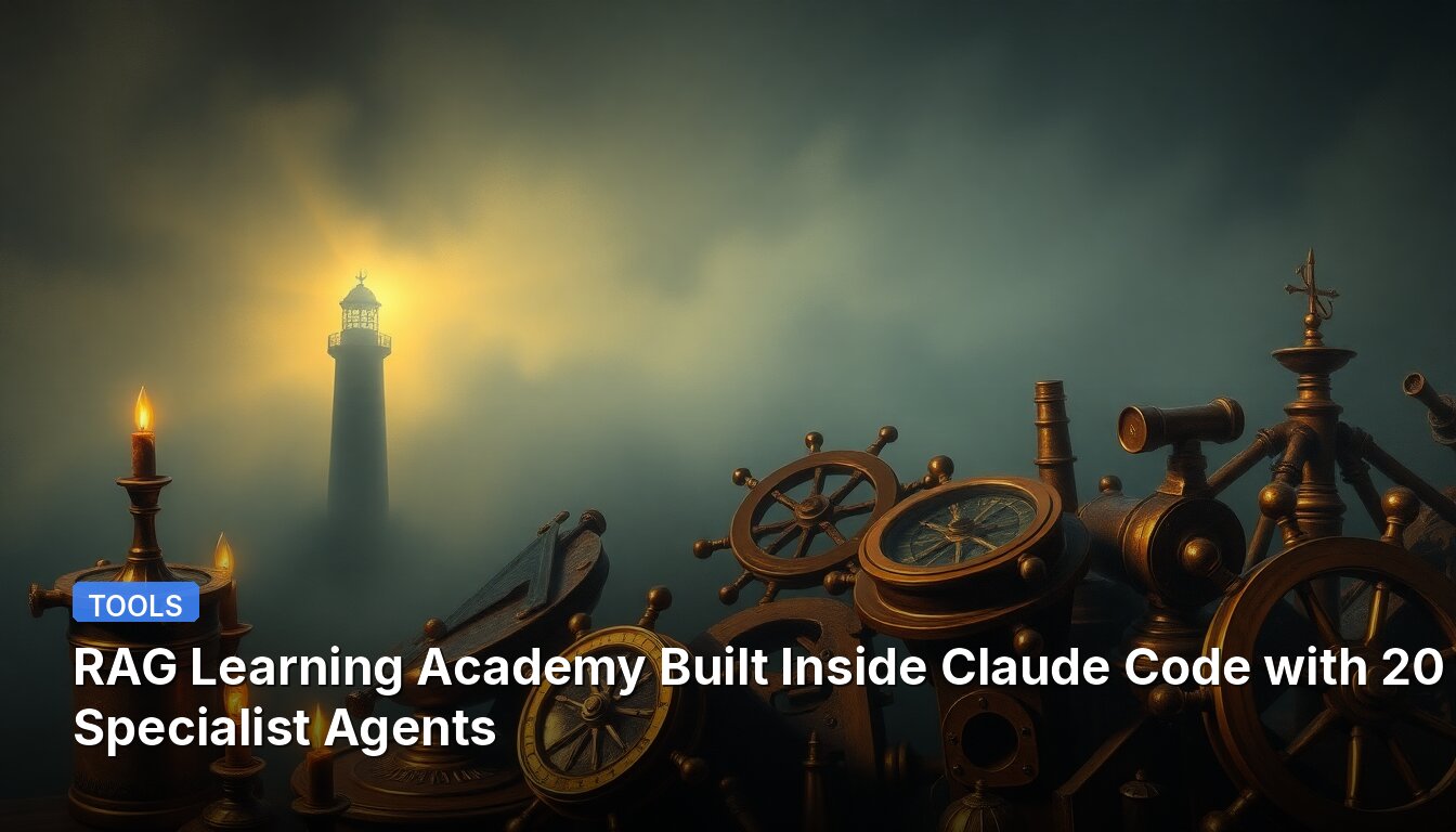 RAG Learning Academy Built Inside Claude Code with 20 Specialist Agents