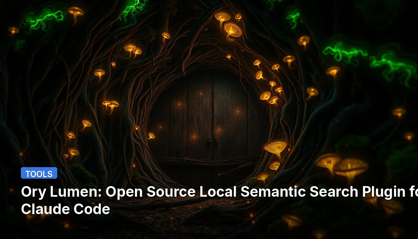 Ory Lumen: Open Source Local Semantic Search Plugin for Claude Code