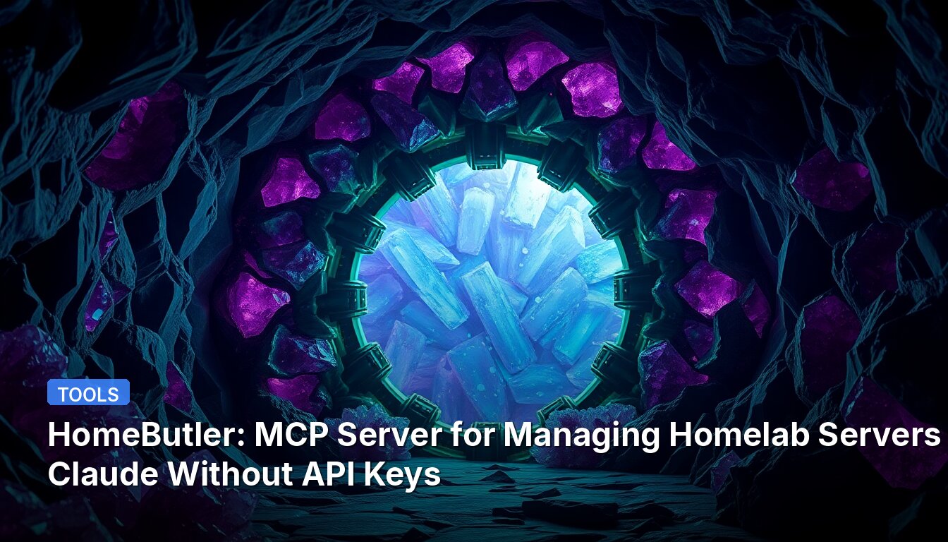 HomeButler: MCP Server for Managing Homelab Servers from Claude Without API Keys