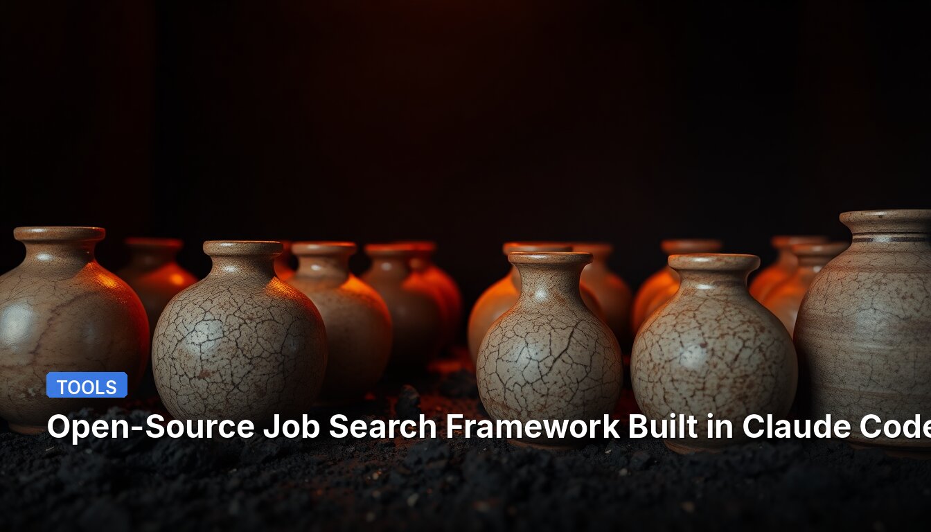Open-Source Job Search Framework Built in Claude Code