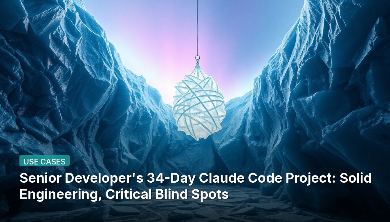 Senior Developer's 34-Day Claude Code Project: Solid Engineering, Critical Blind Spots