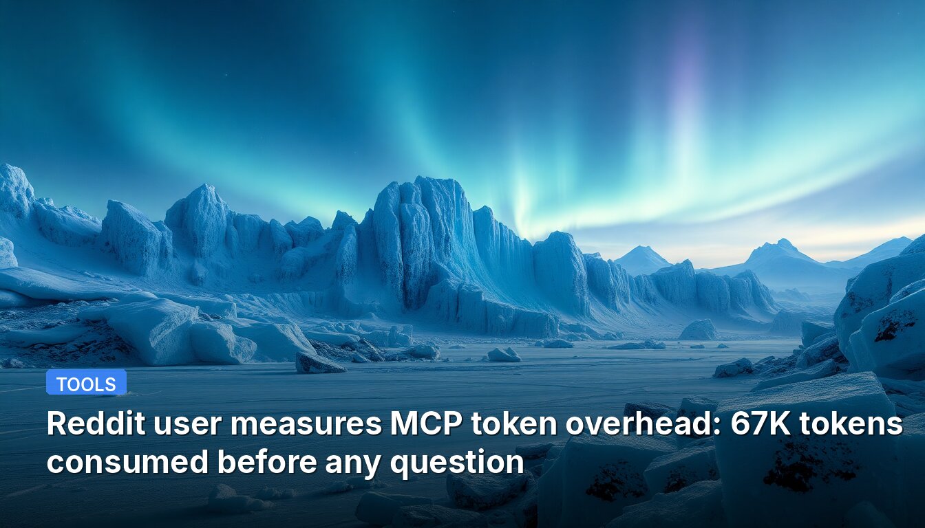 Reddit user measures MCP token overhead: 67K tokens consumed before any question