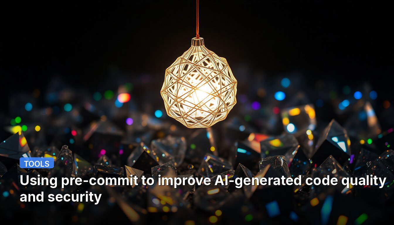 Using pre-commit to improve AI-generated code quality and security