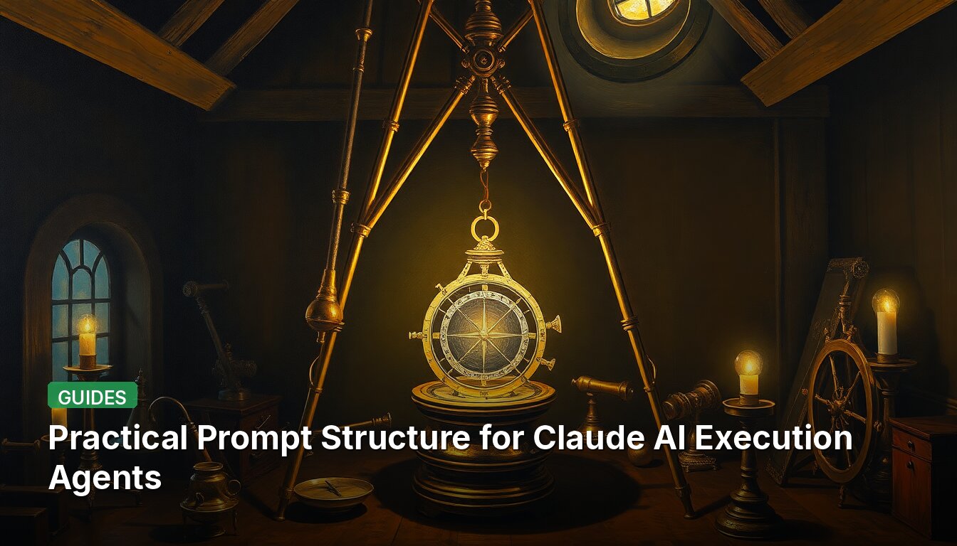 Practical Prompt Structure for Claude AI Execution Agents