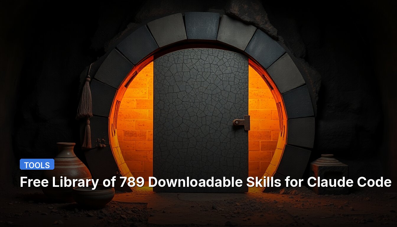 Free Library of 789 Downloadable Skills for Claude Code