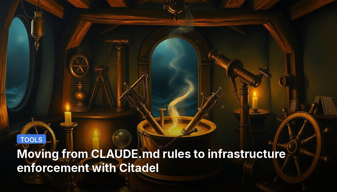 Moving from CLAUDE.md rules to infrastructure enforcement with Citadel