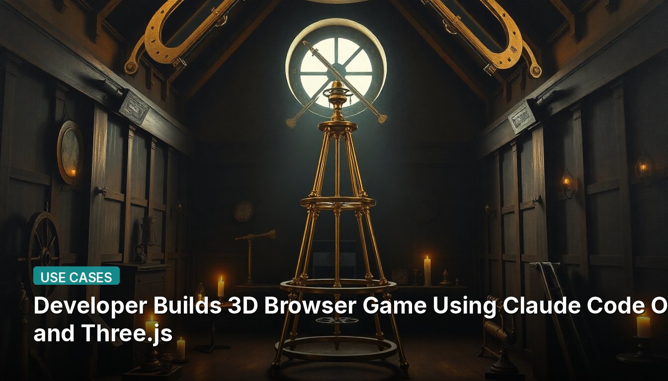 Developer Builds 3D Browser Game Using Claude Code Opus and Three.js