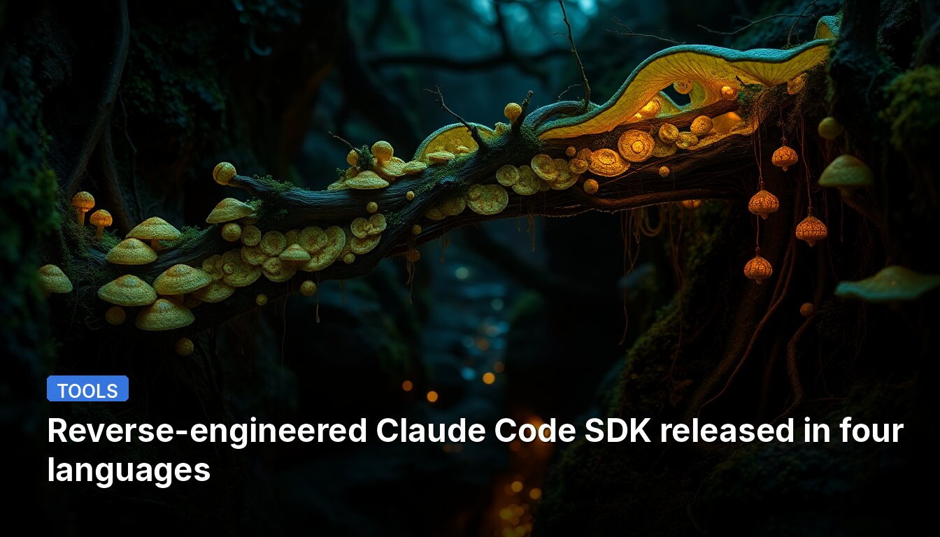 Reverse-engineered Claude Code SDK released in four languages