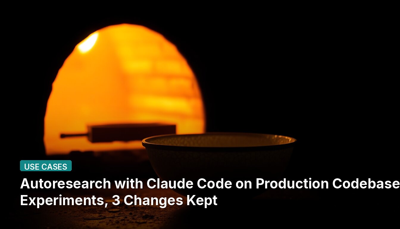 Autoresearch with Claude Code on Production Codebase: 60 Experiments, 3 Changes Kept