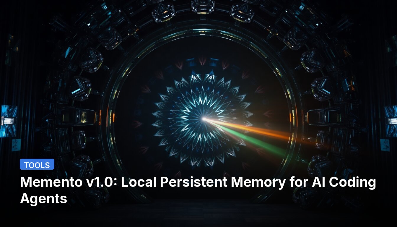 Memento v1.0: Local Persistent Memory for AI Coding Agents