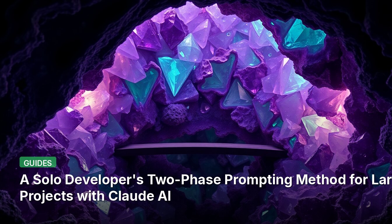 A Solo Developer's Two-Phase Prompting Method for Large Projects with Claude AI