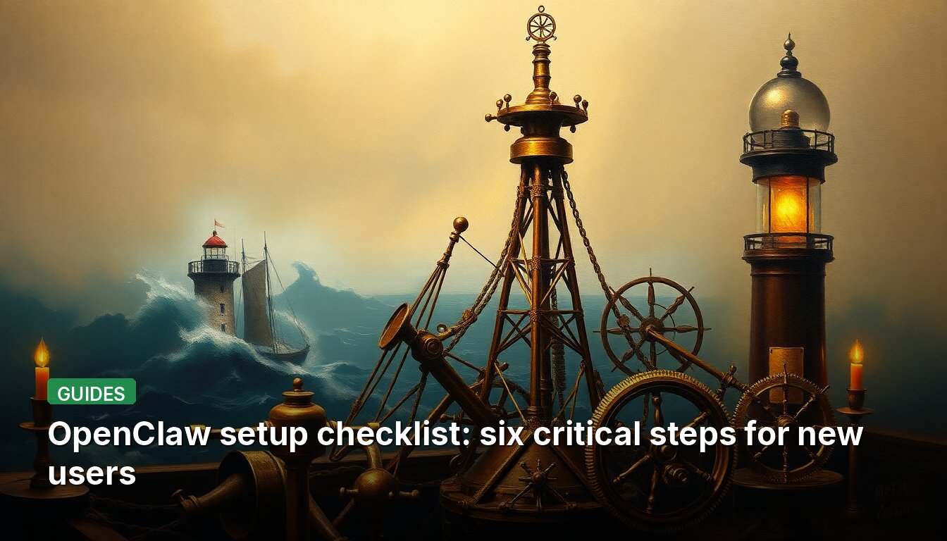 OpenClaw setup checklist: six critical steps for new users