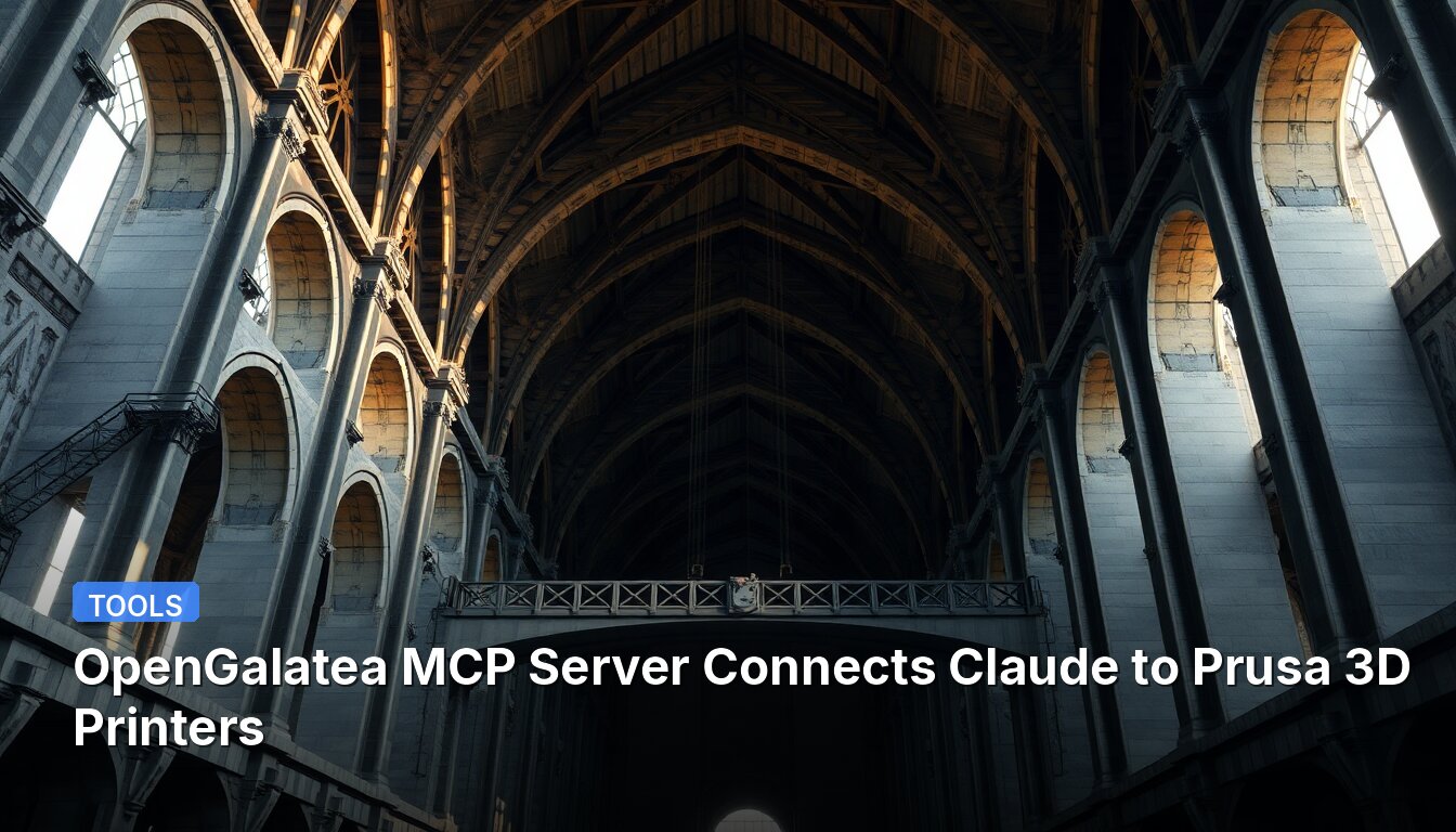 OpenGalatea MCP Server Connects Claude to Prusa 3D Printers