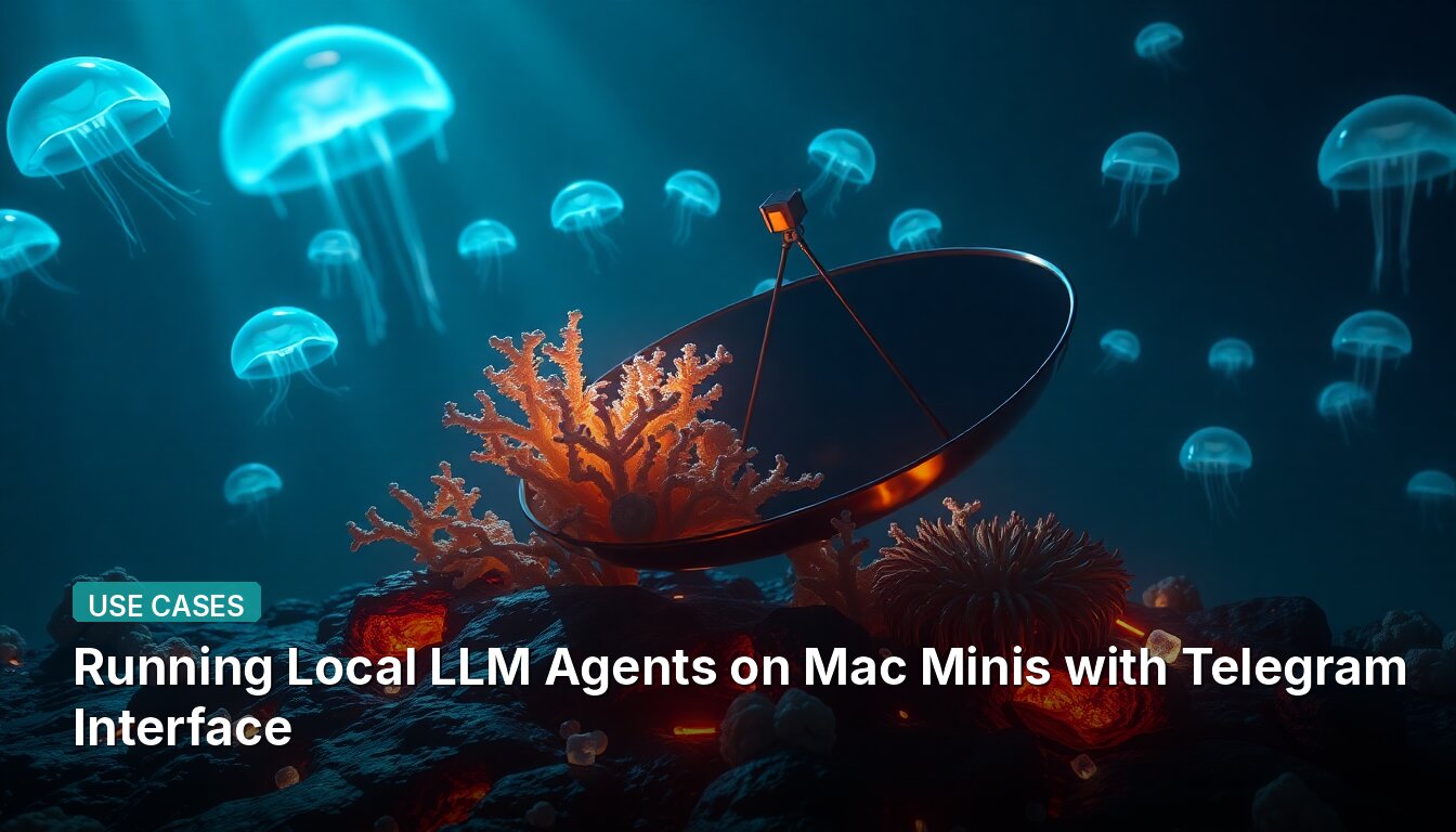 Running Local LLM Agents on Mac Minis with Telegram Interface