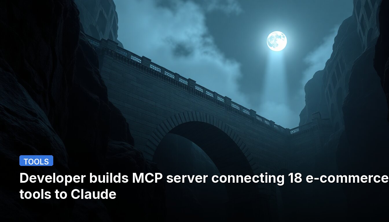Developer builds MCP server connecting 18 e-commerce tools to Claude