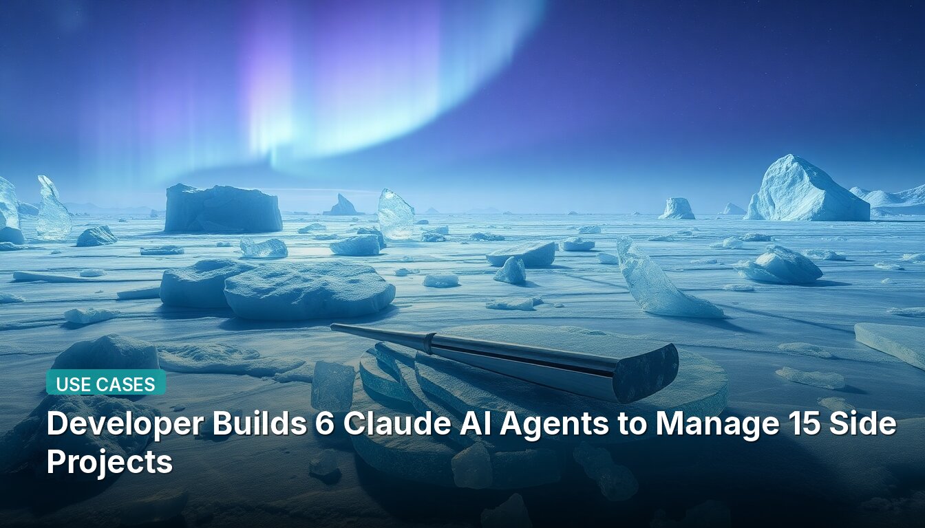 Developer Builds 6 Claude AI Agents to Manage 15 Side Projects
