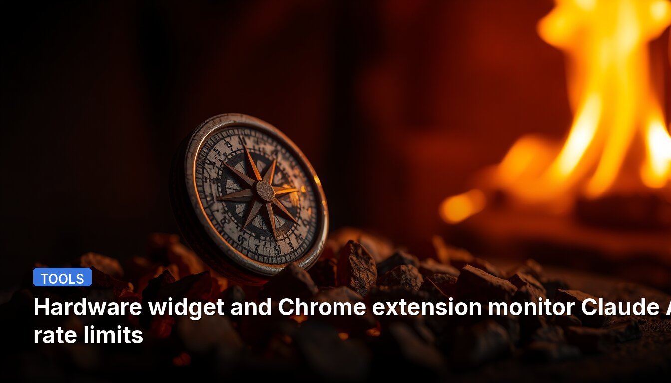 Hardware widget and Chrome extension monitor Claude API rate limits