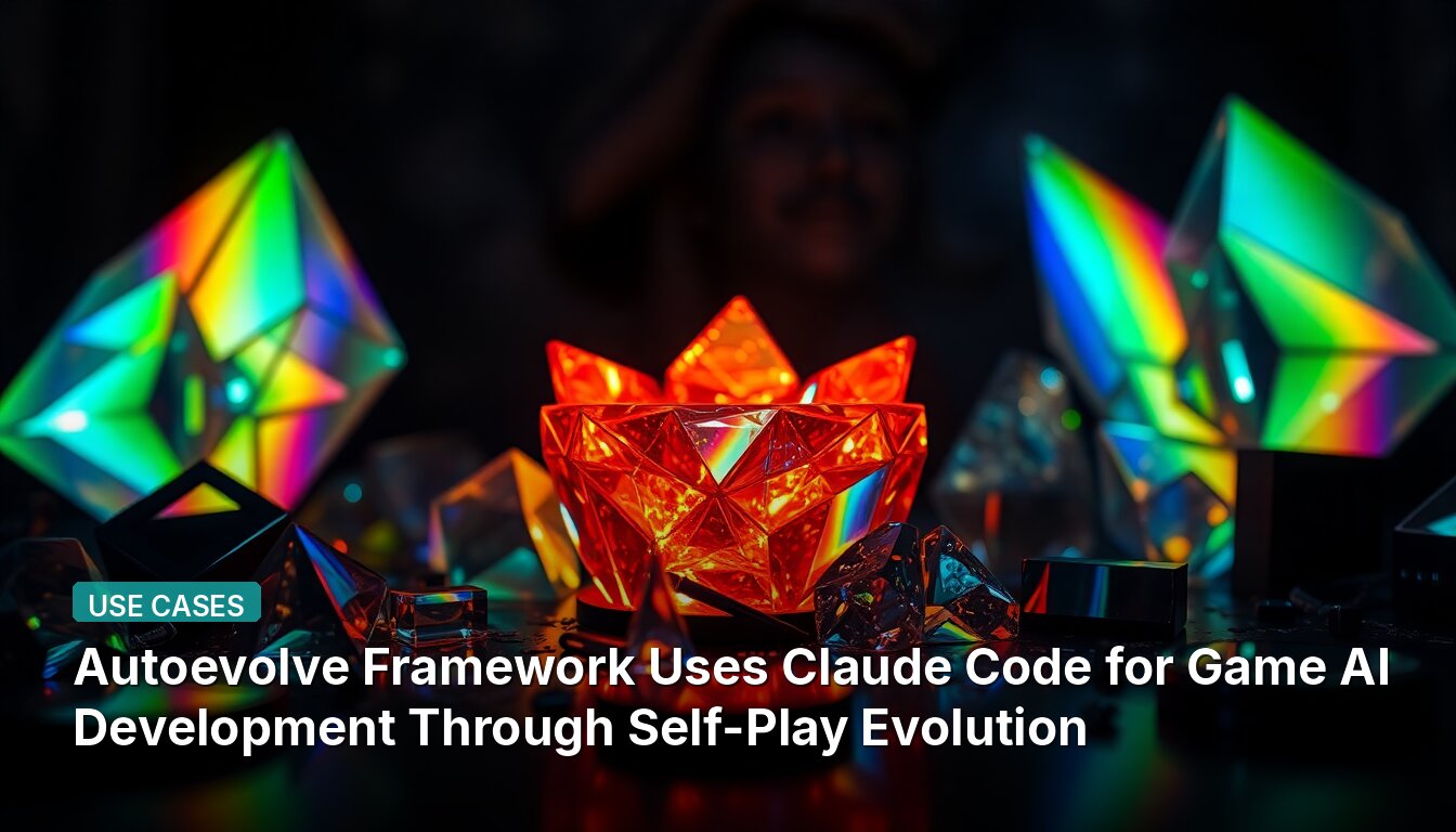 Autoevolve Framework Uses Claude Code for Game AI Development Through Self-Play Evolution