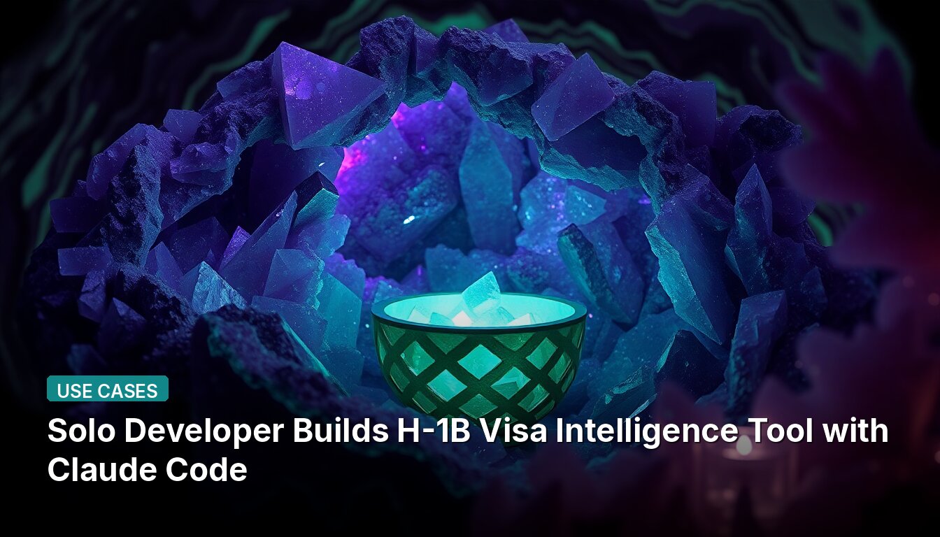 Solo Developer Builds H-1B Visa Intelligence Tool with Claude Code