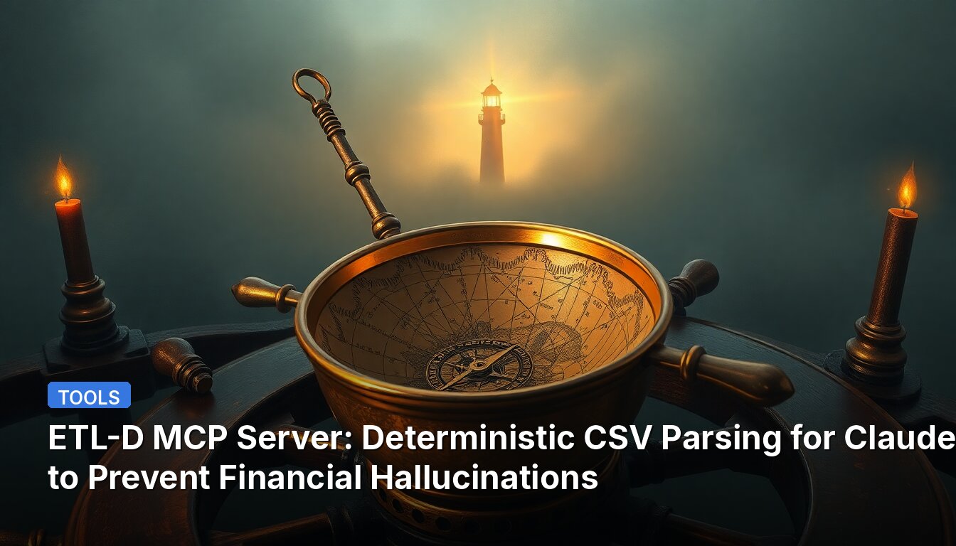 ETL-D MCP Server: Deterministic CSV Parsing for Claude to Prevent Financial Hallucinations
