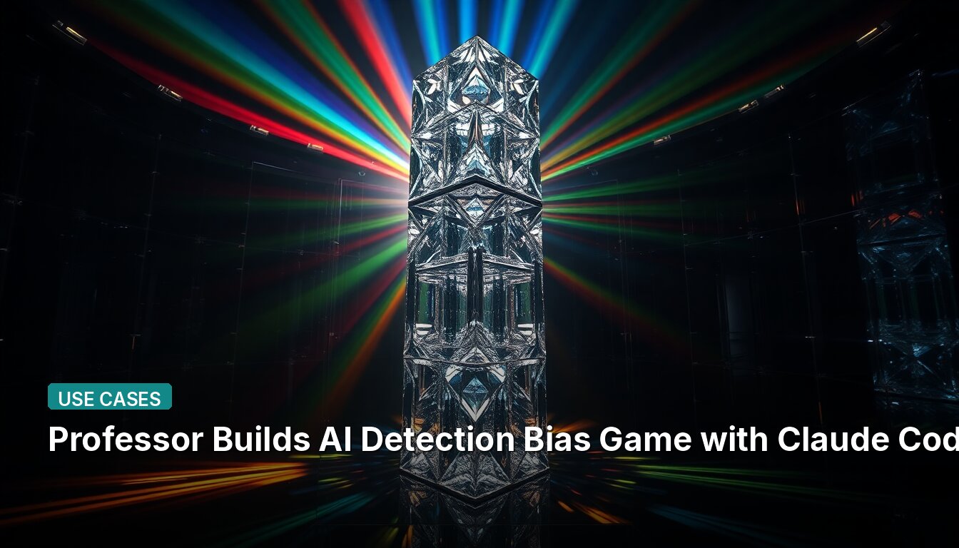 Professor Builds AI Detection Bias Game with Claude Code