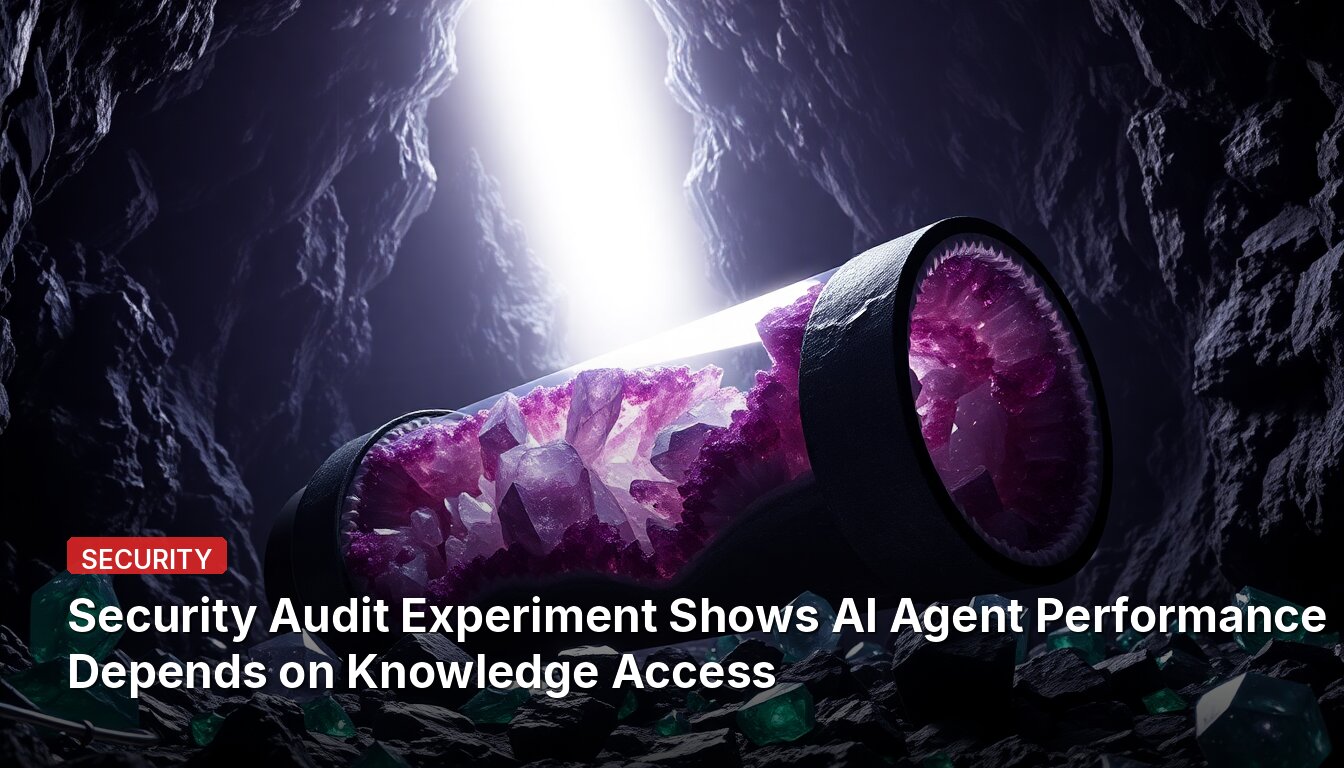 Security Audit Experiment Shows AI Agent Performance Depends on Knowledge Access