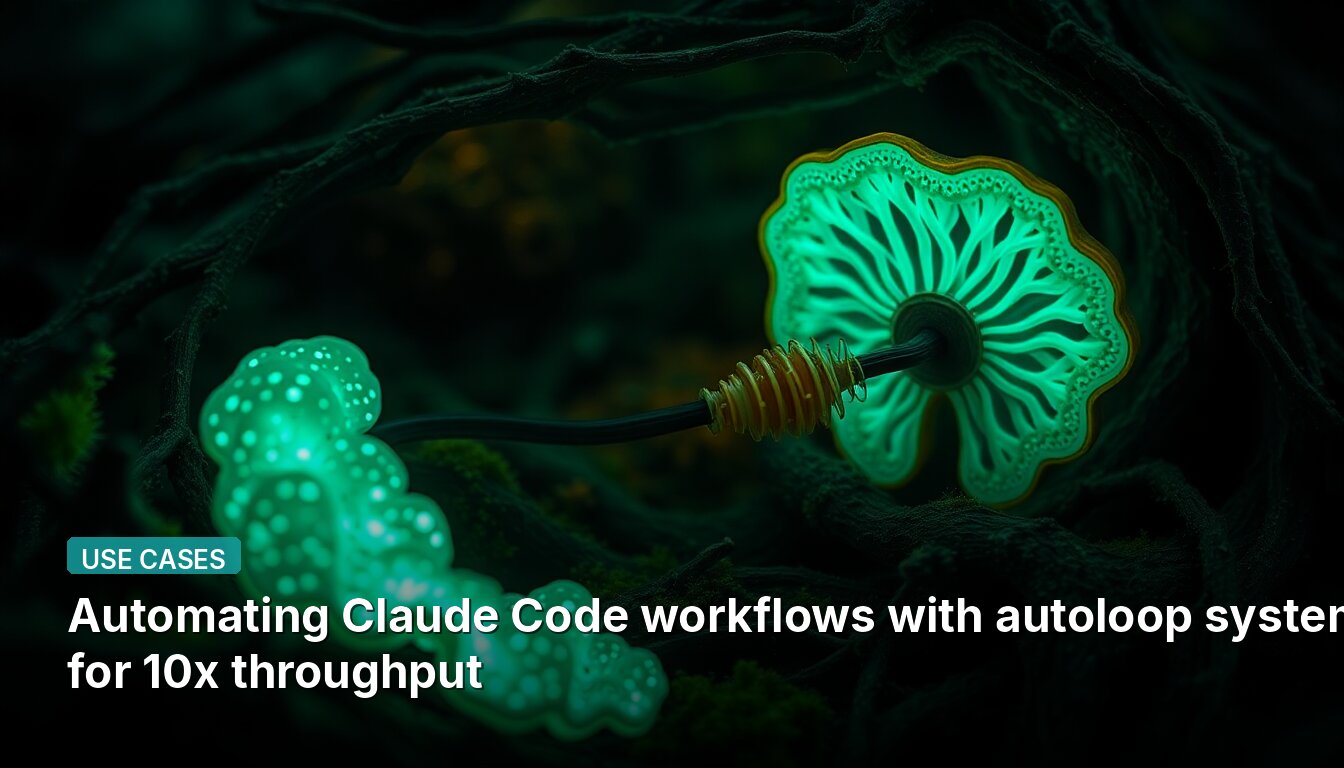Automating Claude Code workflows with autoloop system for 10x throughput