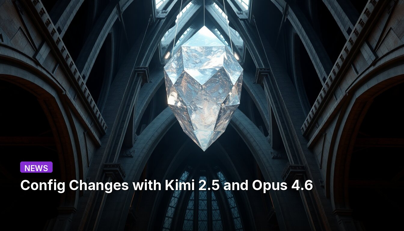 Config Changes with Kimi 2.5 and Opus 4.6
