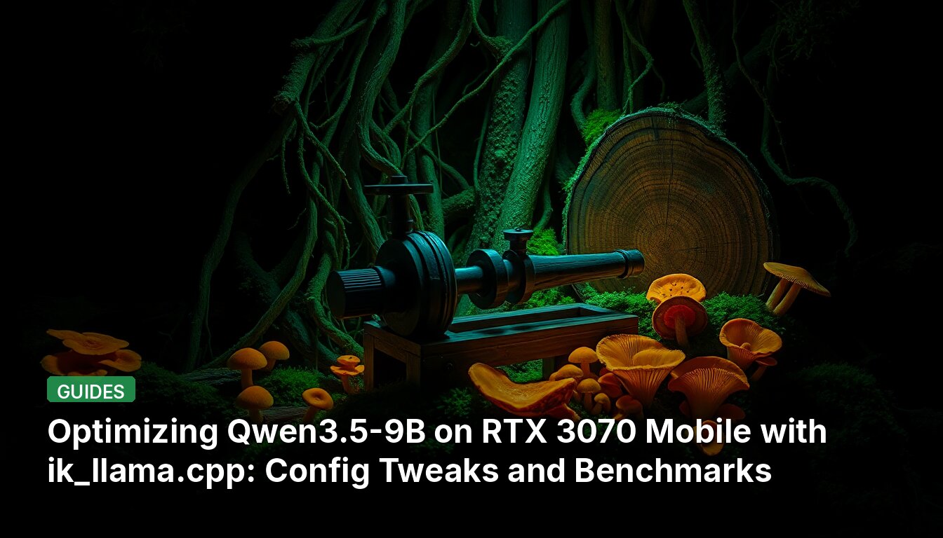 Optimizing Qwen3.5-9B on RTX 3070 Mobile with ik_llama.cpp: Config Tweaks and Benchmarks