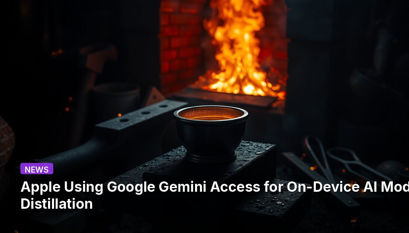 Apple Using Google Gemini Access for On-Device AI Model Distillation