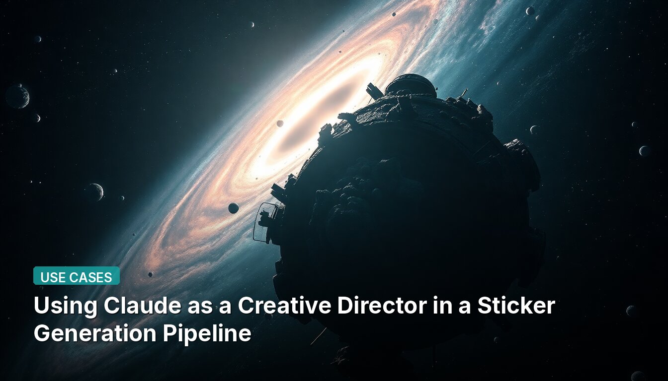 Using Claude as a Creative Director in a Sticker Generation Pipeline