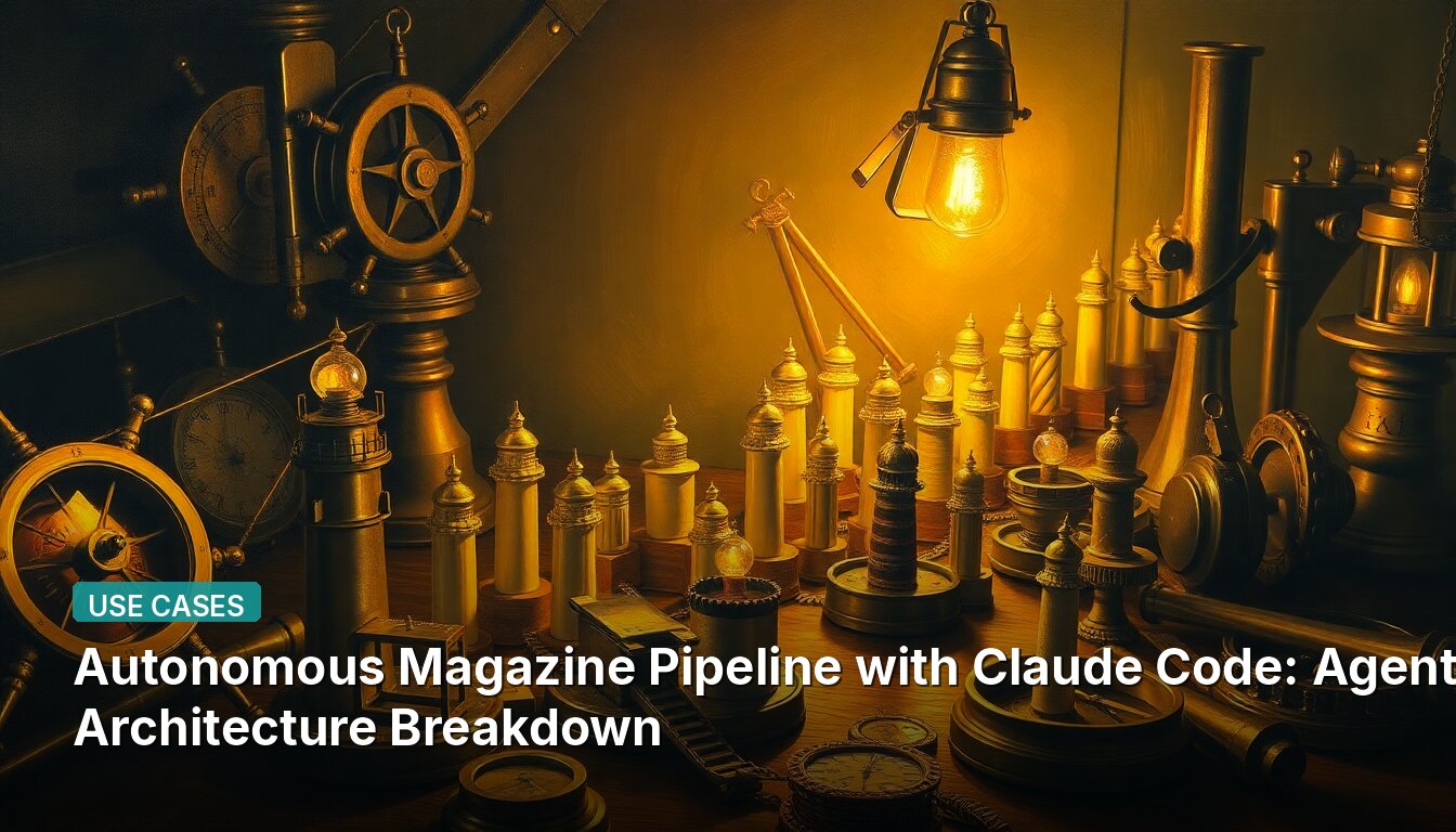 Autonomous Magazine Pipeline with Claude Code: Agentic Architecture Breakdown