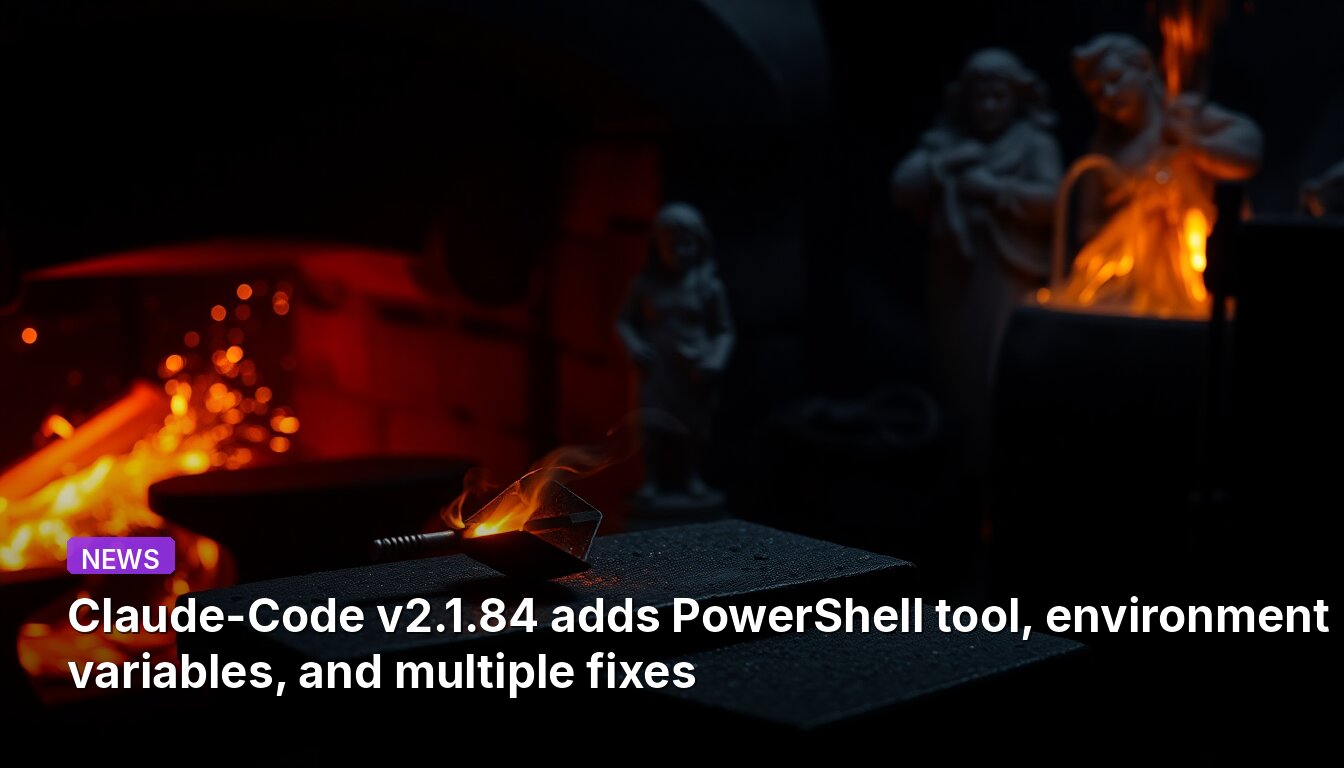 Claude-Code v2.1.84 adds PowerShell tool, environment variables, and multiple fixes