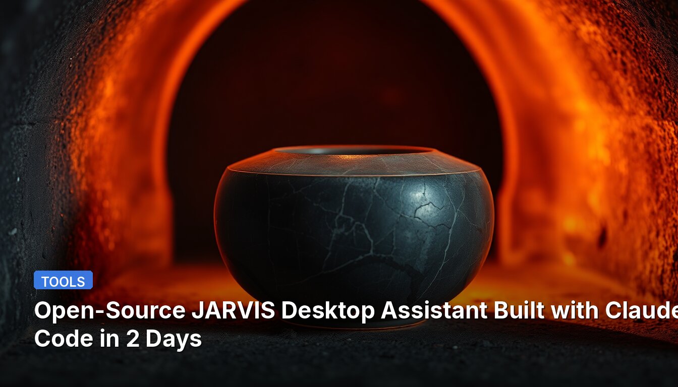 Open-Source JARVIS Desktop Assistant Built with Claude Code in 2 Days