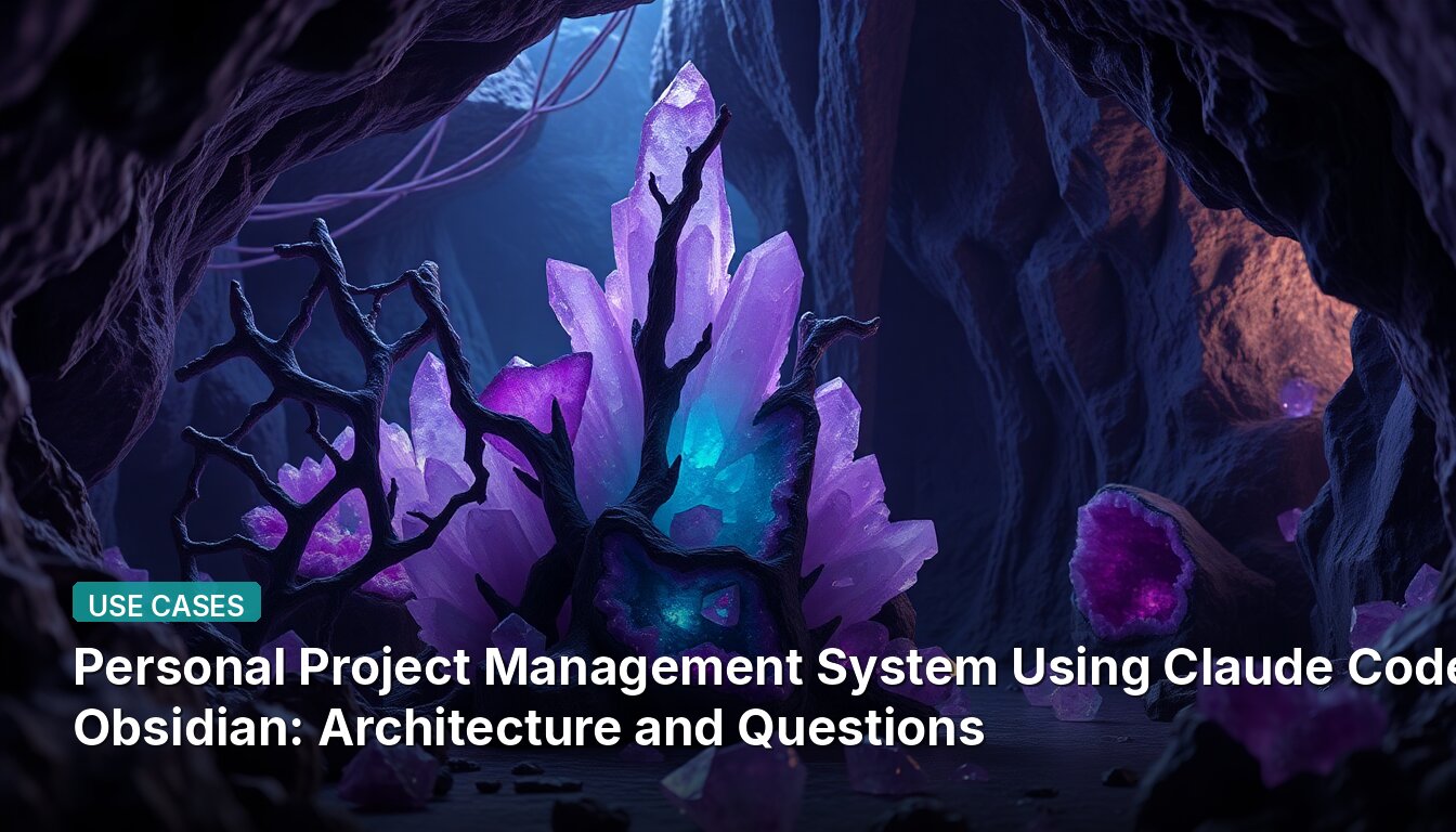 Personal Project Management System Using Claude Code and Obsidian: Architecture and Questions