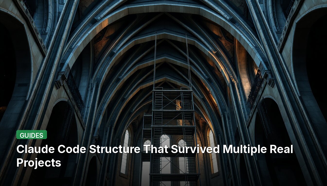 Claude Code Structure That Survived Multiple Real Projects