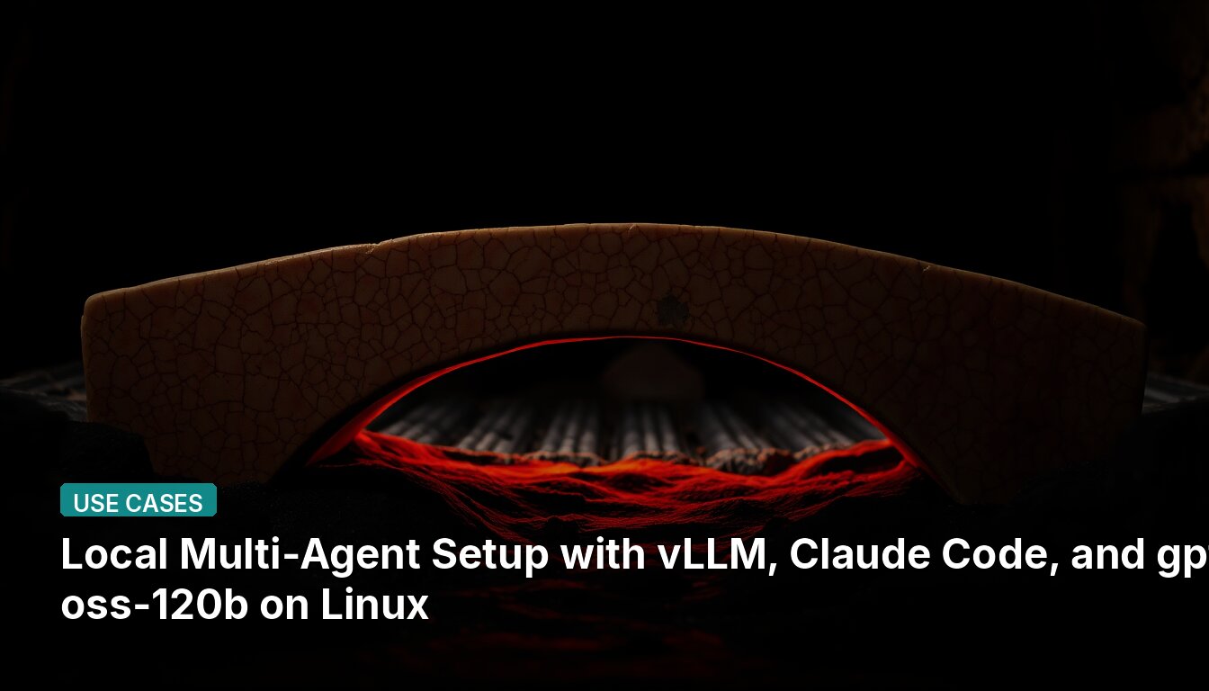 Local Multi-Agent Setup with vLLM, Claude Code, and gpt-oss-120b on Linux