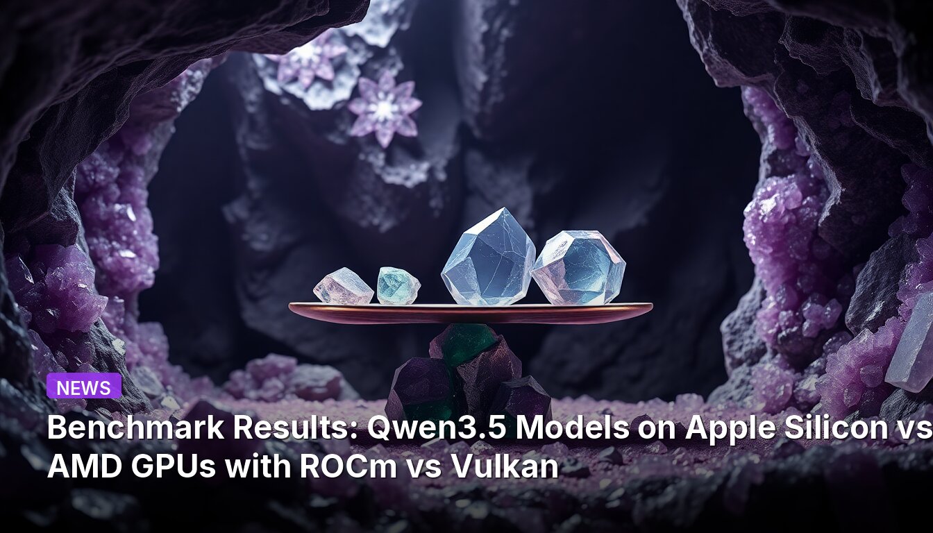 Benchmark Results: Qwen3.5 Models on Apple Silicon vs AMD GPUs with ROCm vs Vulkan