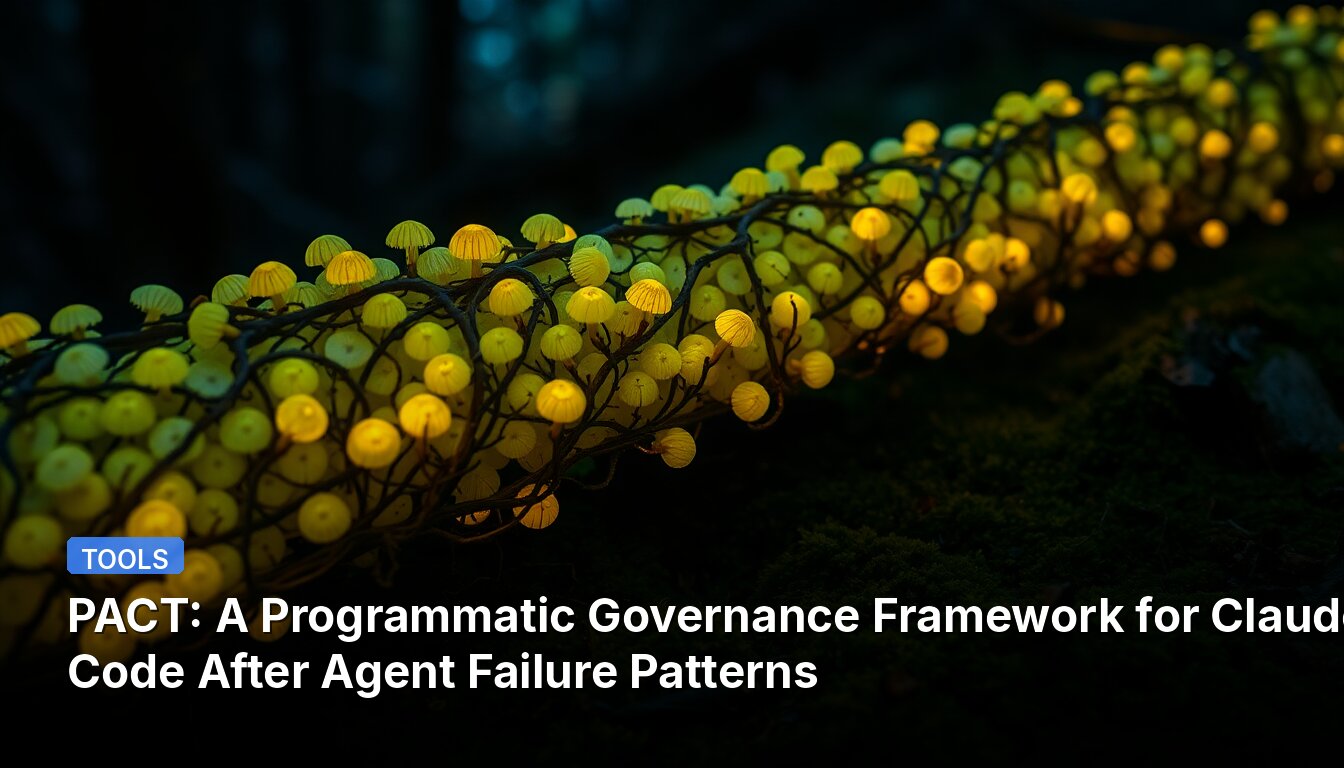 PACT: A Programmatic Governance Framework for Claude Code After Agent Failure Patterns