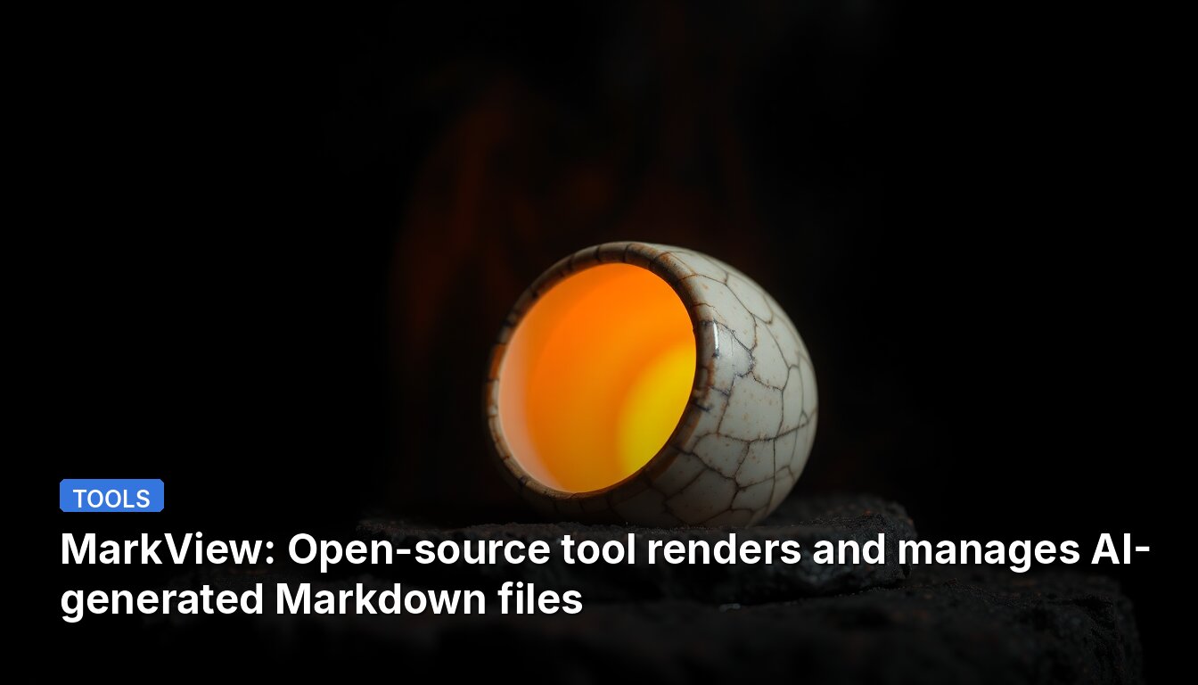 MarkView: Open-source tool renders and manages AI-generated Markdown files