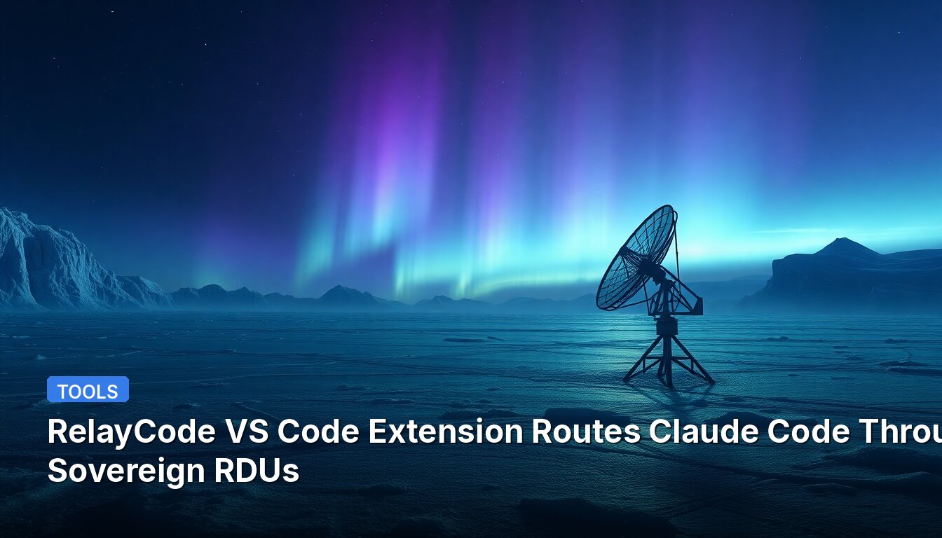 RelayCode VS Code Extension Routes Claude Code Through Sovereign RDUs