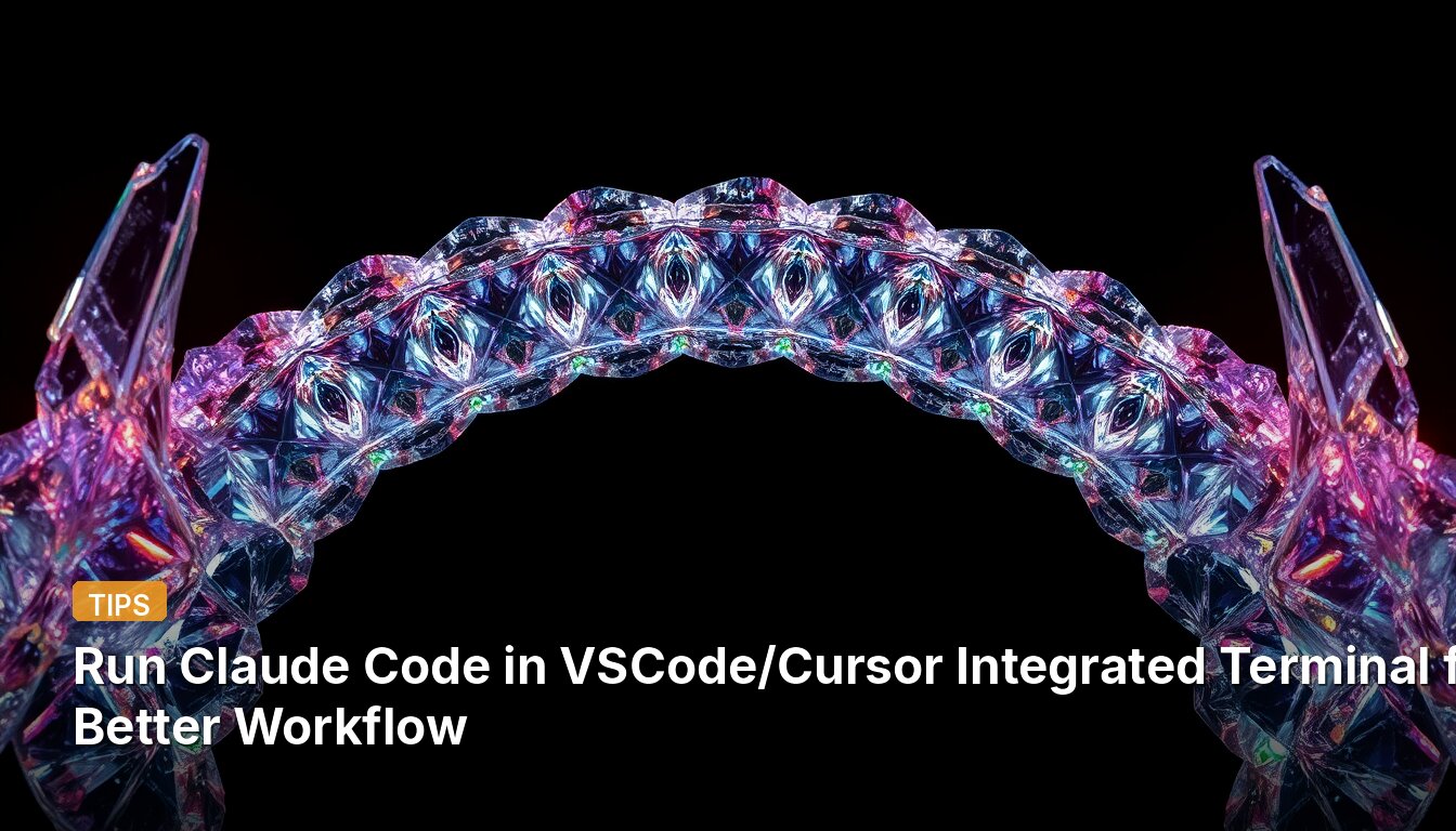 Run Claude Code in VSCode/Cursor Integrated Terminal for Better Workflow