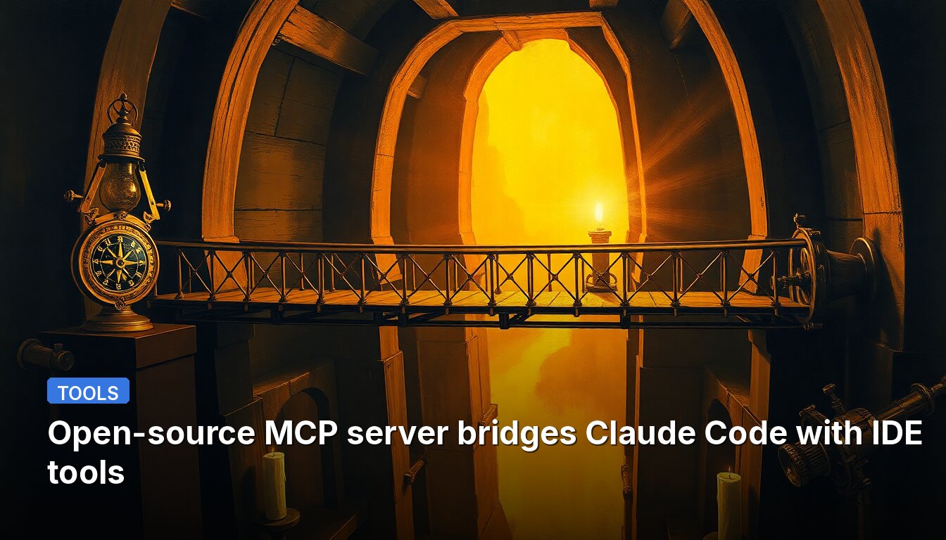 Open-source MCP server bridges Claude Code with IDE tools