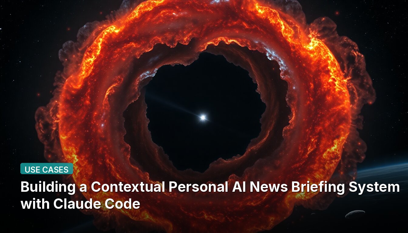 Building a Contextual Personal AI News Briefing System with Claude Code