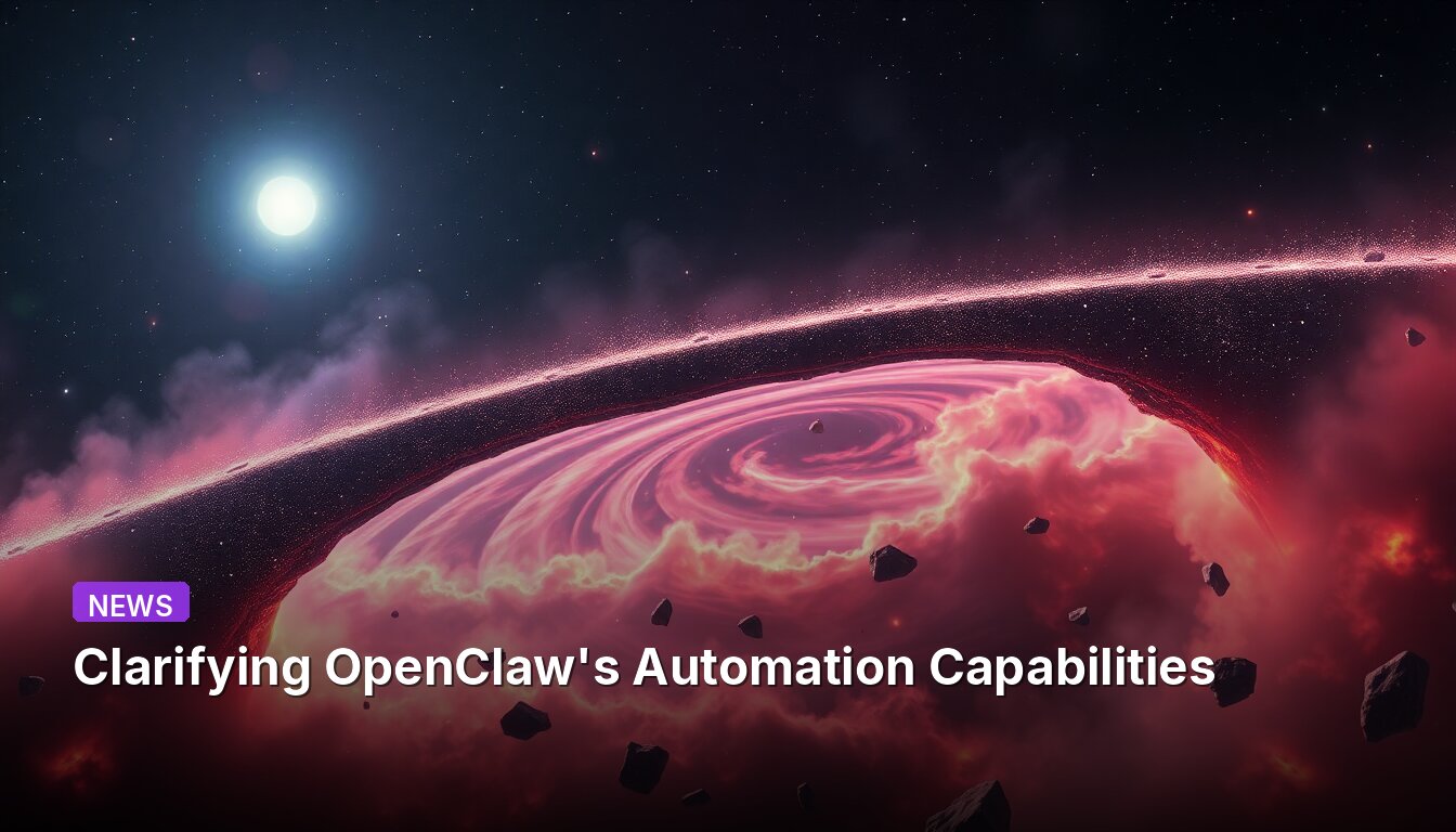 Clarifying OpenClaw's Automation Capabilities