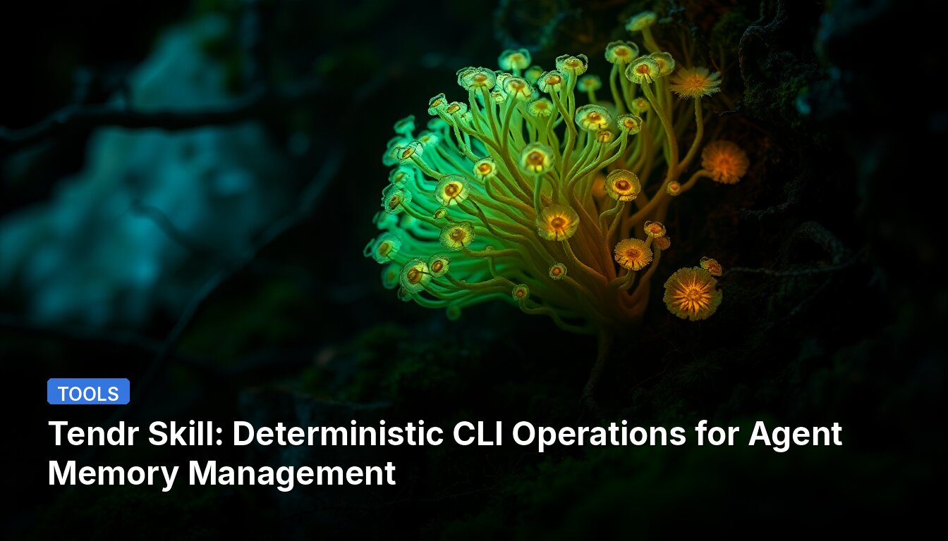 Tendr Skill: Deterministic CLI Operations for Agent Memory Management