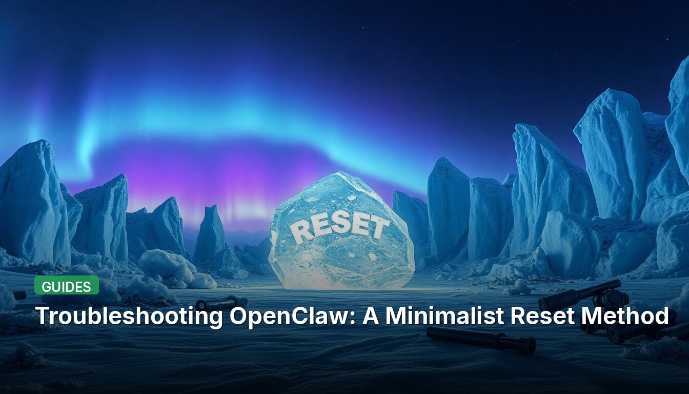 Troubleshooting OpenClaw: A Minimalist Reset Method