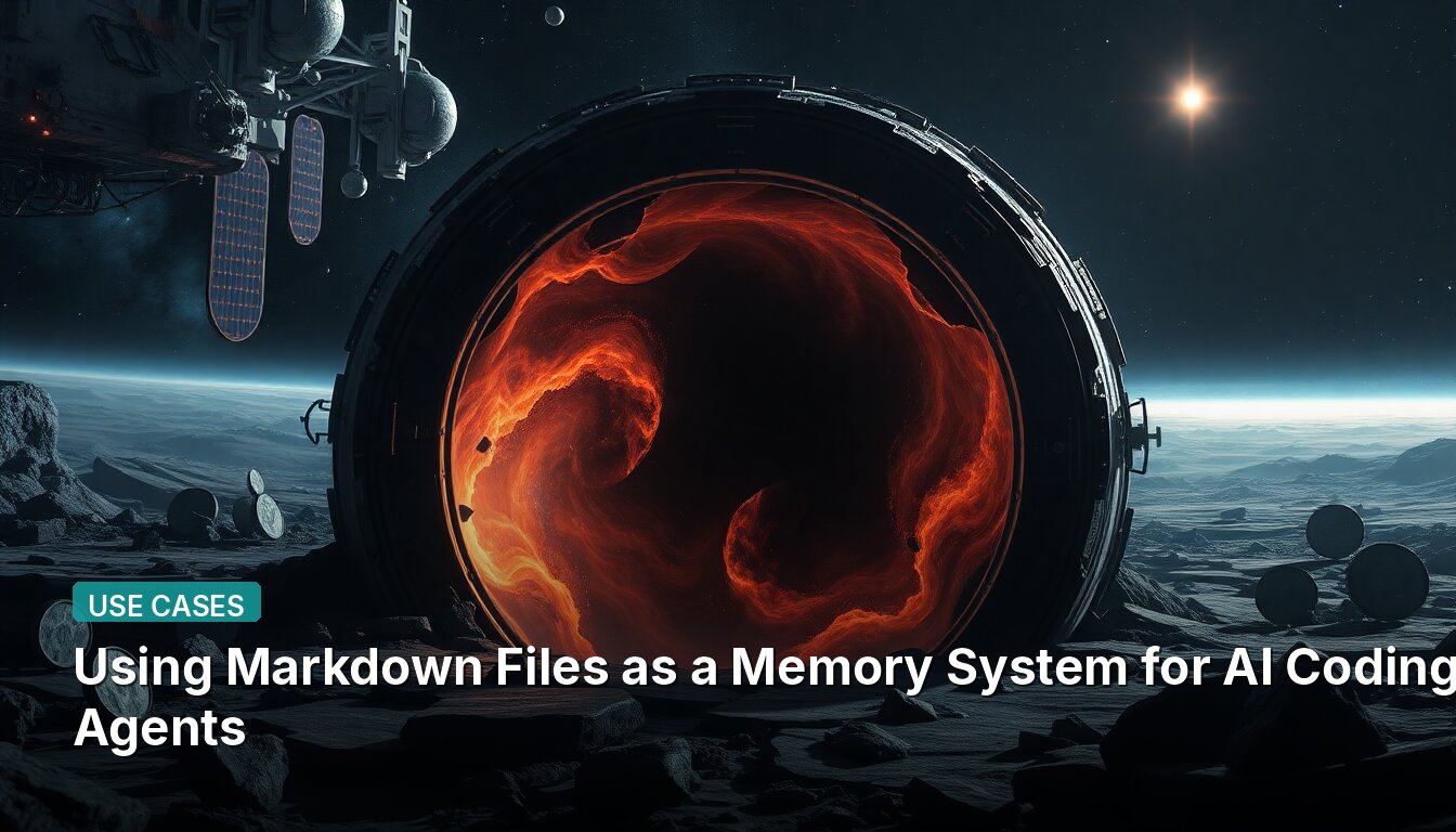 Using Markdown Files as a Memory System for AI Coding Agents