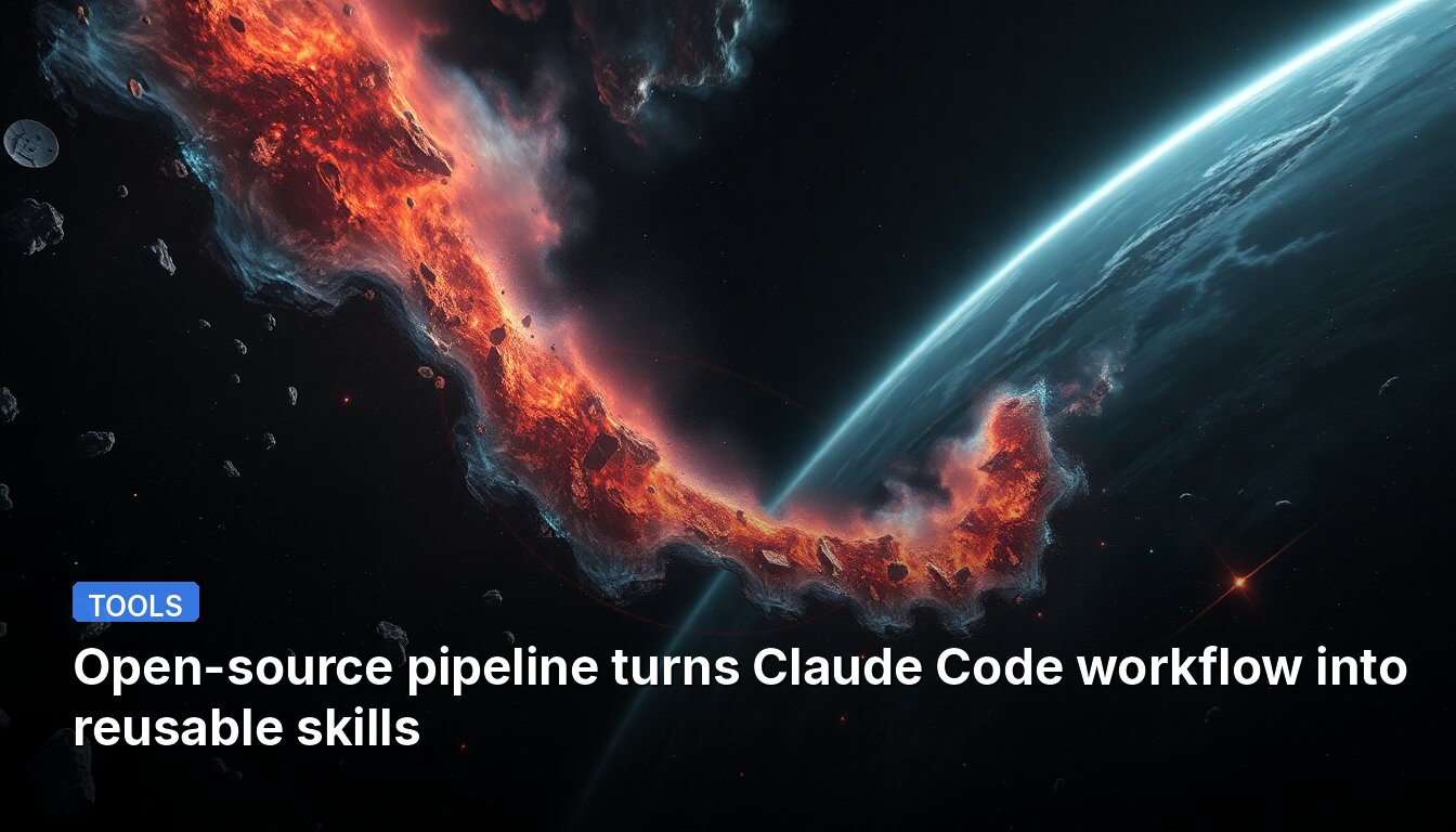 Open-source pipeline turns Claude Code workflow into reusable skills